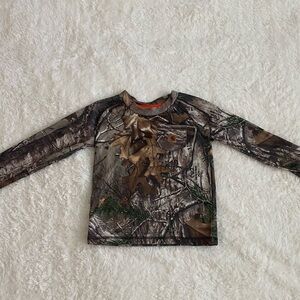 Carhartt Kids' Camo Long Sleeve Tee